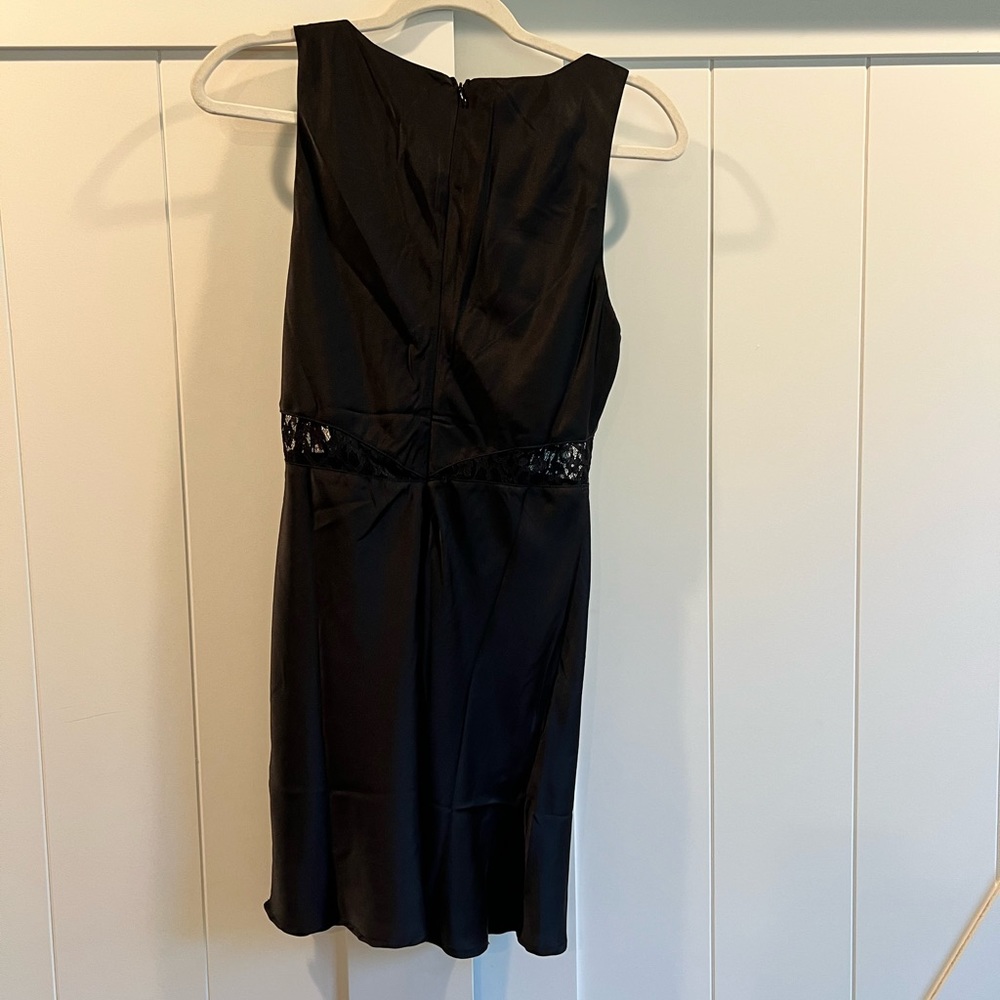 Black mini dress
